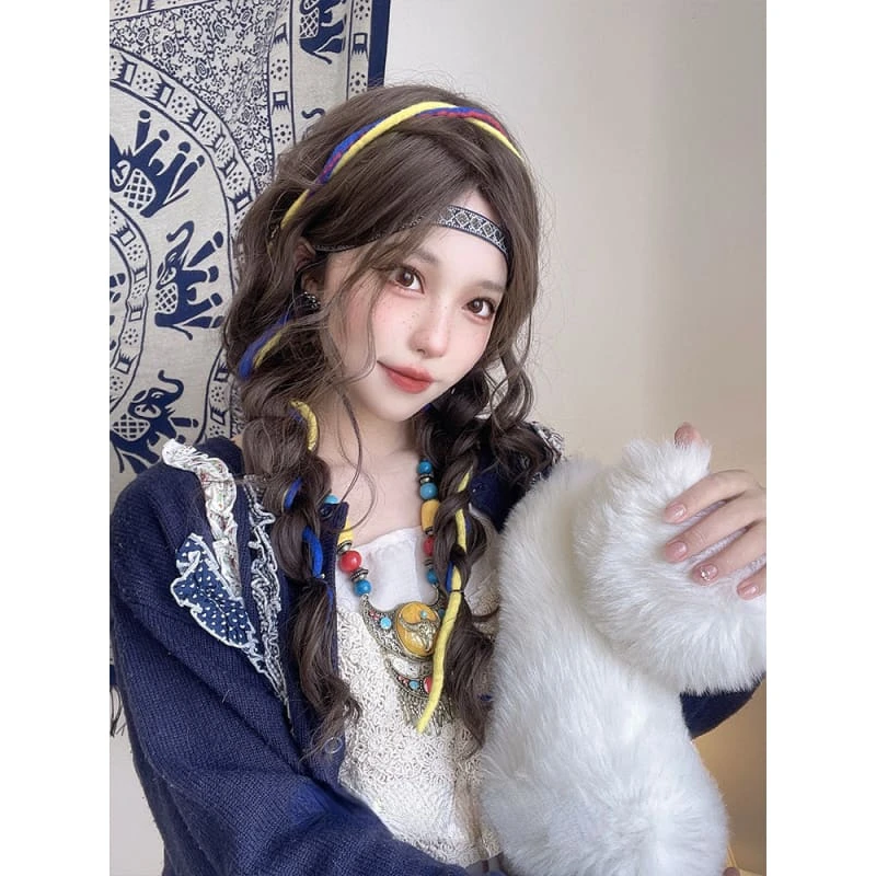 Cassandra Soft Brown Curly IDol Wig ON192 4 Cassandra Soft Brown Curly IDol Wig ON192 - Image 4