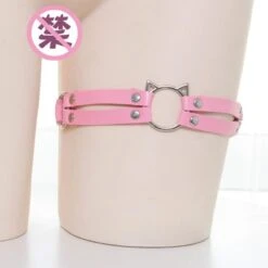 Cat Hollow Out Leather Thigh Harness EG168 -EgrilDoll Fashion Outlet Store cat hollow out leather thigh harness eg168 325