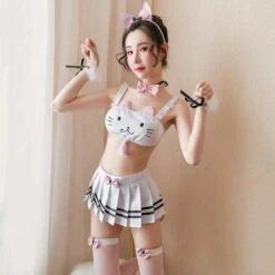 Cat Women Uniforms Tops & Skirt Set EG14830 -EgrilDoll Fashion Outlet Store cat women uniforms tops skirt set eg14830 177