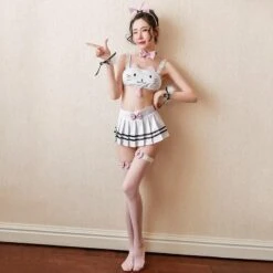 Cat Women Uniforms Tops & Skirt Set EG14830 -EgrilDoll Fashion Outlet Store cat women uniforms tops skirt set eg14830 240