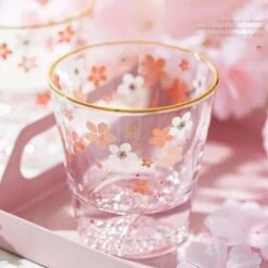 Cherry Blossom Season Mount Fuji Aesthetic Sakura Crystal Glass Mug SP16060 -EgrilDoll Fashion Outlet Store cherry blossom season mount fuji aesthetic sakura crystal glass mug sp16060 333