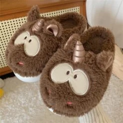 Chibi Fairydust Home Slippers ME52 28 Chibi Fairydust Home Slippers ME52 -EgrilDoll Fashion Outlet Store chibi fairydust home slippers me52 unicorn dark brown us 5 6uk 3 4eu 36 37 390
