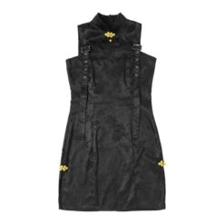 Cool Punk Trendy Black Dress EE0944 -EgrilDoll Fashion Outlet Store cool punk trendy black dress ee0944 769
