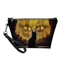 Cosmetic Zipper Cute Gothic Cats Cartoon PU Leather Makeup Bags BE448 -EgrilDoll Fashion Outlet Store cosmetic zipper cute gothic cats cartoon pu leather makeup bags be448 313