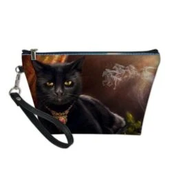 Cosmetic Zipper Cute Gothic Cats Cartoon PU Leather Makeup Bags BE448 -EgrilDoll Fashion Outlet Store cosmetic zipper cute gothic cats cartoon pu leather makeup bags be448 649