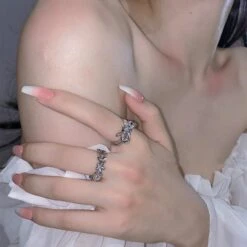 Cute Bow Flower Lovely Ring EE0947 -EgrilDoll Fashion Outlet Store cute bow flower lovely ring ee0947 569