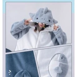 Cute Cartoon Shark Zipper Hoodie ON266 9 Cute Cartoon Shark Zipper Hoodie ON266 -EgrilDoll Fashion Outlet Store cute cartoon shark zipper hoodie on266 832