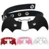 Cute Cat Punk Bat Wings Collar Necklace EG14579
