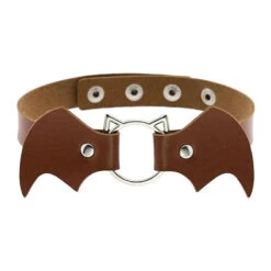 Cute Cat Punk Bat Wings Collar Necklace EG14579 -EgrilDoll Fashion Outlet Store cute cat punk bat wings collar necklace eg14579 light brown choker 558