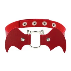 Cute Cat Punk Bat Wings Collar Necklace EG14579 -EgrilDoll Fashion Outlet Store cute cat punk bat wings collar necklace eg14579 red choker 824
