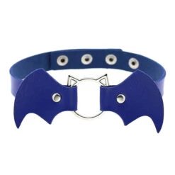 Cute Cat Punk Bat Wings Collar Necklace EG14579 -EgrilDoll Fashion Outlet Store cute cat punk bat wings collar necklace eg14579 royal blue choker 272