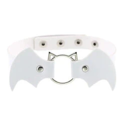 Cute Cat Punk Bat Wings Collar Necklace EG14579 -EgrilDoll Fashion Outlet Store cute cat punk bat wings collar necklace eg14579 white choker 107