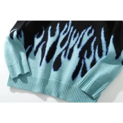 Cute Couple Flames Print Sweater ON257 11 Cute Couple Flames Print Sweater ON257 -EgrilDoll Fashion Outlet Store cute couple flames print sweater on257 360