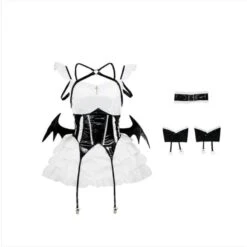 Cute Devil Wings Black Pink Dress ON227 -EgrilDoll Fashion Outlet Store cute devil wings black pink dress on227 139