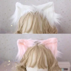 Cute Fluffy Cat Ear Cosplay Hair Clip EG15210 -EgrilDoll Fashion Outlet Store cute fluffy cat ear cosplay hair clip eg15210 band 662