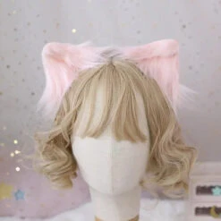 Cute Fluffy Cat Ear Cosplay Hair Clip EG15210 -EgrilDoll Fashion Outlet Store cute fluffy cat ear cosplay hair clip eg15210 pink band 101