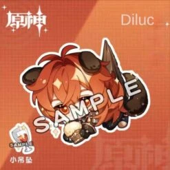 Cute Genshin Impact Cute Character Keychains ON384 -EgrilDoll Fashion Outlet Store cute genshin impact character keychains on384 6cm pendant diluc keychain 377