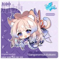Cute Genshin Impact Cute Character Keychains ON384 -EgrilDoll Fashion Outlet Store cute genshin impact character keychains on384 6cm pendant sangonomiya kokomi keychain 390