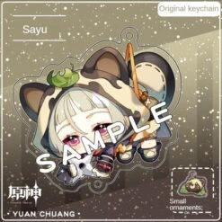 Cute Genshin Impact Cute Character Keychains ON384 -EgrilDoll Fashion Outlet Store cute genshin impact character keychains on384 6cm pendant sayu keychain 847