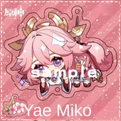 Cute Genshin Impact Cute Character Keychains ON384 -EgrilDoll Fashion Outlet Store cute genshin impact character keychains on384 6cm pendant yae miko keychain 725