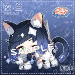 Cute Genshin Impact Cute Character Keychains ON384 -EgrilDoll Fashion Outlet Store cute genshin impact character keychains on384 6cm pendant yelan keychain 895