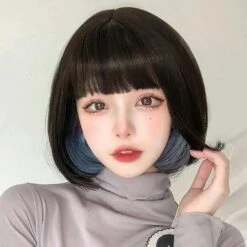 Cute Hang-ear Highlights Bobo Wig SP15594 -EgrilDoll Fashion Outlet Store cute hang ear highlights bobo wig sp15594 422
