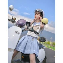 Cute Kawaii Alice In Wonderland Sailor Blouse & Skirt SS1317 10 Cute Kawaii Alice In Wonderland Sailor Blouse & Skirt SS1317 -EgrilDoll Fashion Outlet Store cute kawaii alice in wonderland sailor blouse skirt ss1317 sets 230