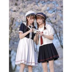 Cute Kawaii Cardcaptor Sakura Sailor Blouse & Skirt SS1325 11 Cute Kawaii Cardcaptor Sakura Sailor Blouse & Skirt SS1325 -EgrilDoll Fashion Outlet Store cute kawaii cardcaptor sakura sailor blouse skirt ss1325 sets 454