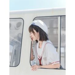 Cute Kawaii Cardcaptor Sakura Sailor Blouse & Skirt SS1325 10 Cute Kawaii Cardcaptor Sakura Sailor Blouse & Skirt SS1325 -EgrilDoll Fashion Outlet Store cute kawaii cardcaptor sakura sailor blouse skirt ss1325 sets 859