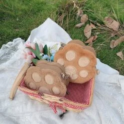 Cute Kawaii Cat Paws Shoulder Fluffy Bags ON116 -EgrilDoll Fashion Outlet Store cute kawaii cat paws shoulder fluffy bags on116 846