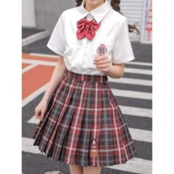 Cute Kawaii Minnie & Mickey Jk Uniform Shirts SS1362 -EgrilDoll Fashion Outlet Store cute kawaii minnie mickey jk uniform shirts ss1362 sets 521