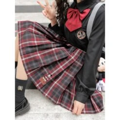 Cute Kawaii Minnie & Mickey Jk Uniform Shirts SS1362 -EgrilDoll Fashion Outlet Store cute kawaii minnie mickey jk uniform shirts ss1362 sets 878