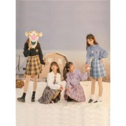 Cute Kawaii Winnie The Pooh Jk Uniform Shirts SS1379 -EgrilDoll Fashion Outlet Store cute kawaii winnie the pooh jk uniform shirts ss1379 sets 596