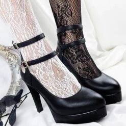Cute Lolita 11cm High Heels Cool Shoes EG17326 -EgrilDoll Fashion Outlet Store cute lolita 11cm high heels cool shoes eg17326 709
