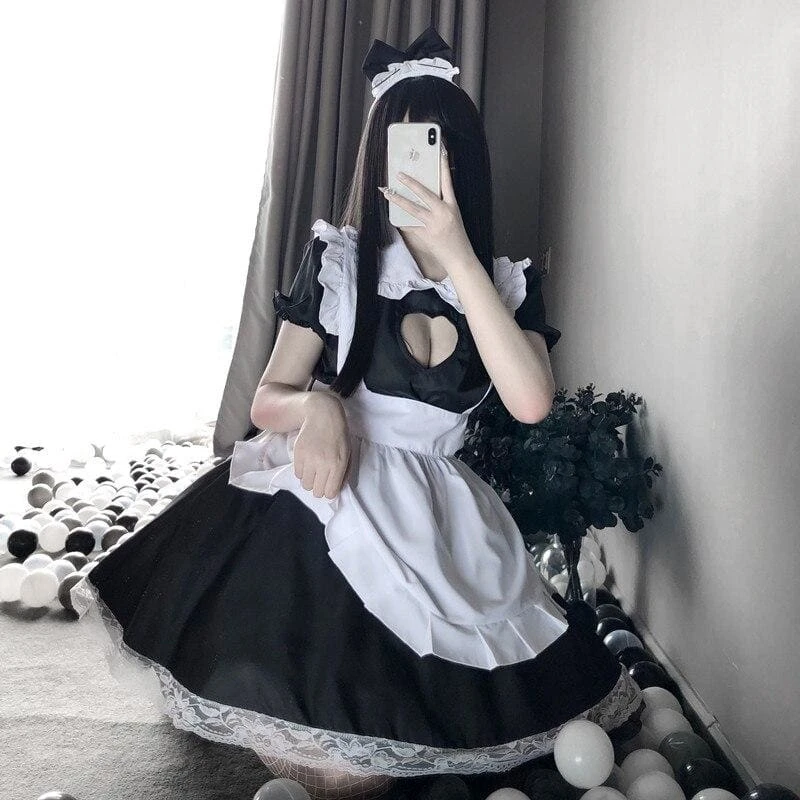 Cute Maid Dress Anime Costume EG198 1 Cute Maid Dress Anime Costume EG198