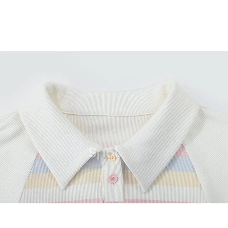 Cute Pastel Rainbow White Bears T-shirt ON629 12 Cute Pastel Rainbow White Bears T-shirt ON629 - Image 12