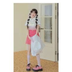 Cute Pastel Rainbow White Bears T-shirt ON629 25 Cute Pastel Rainbow White Bears T-shirt ON629 -EgrilDoll Fashion Outlet Store cute pastel rainbow white bears t shirt on629 921