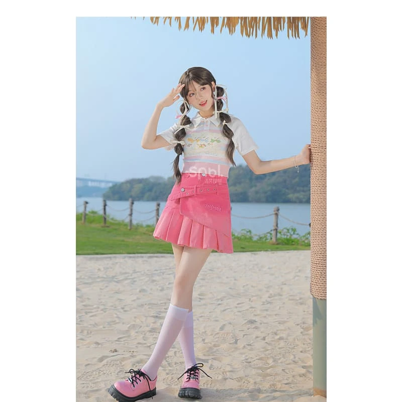 Cute Pastel Rainbow White Bears T-shirt ON629 8 Cute Pastel Rainbow White Bears T-shirt ON629 - Image 8