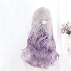 Cute Pastel Silver Light Purple Curly Princess Lolita Wig SP16063 -EgrilDoll Fashion Outlet Store cute pastel silver light purple curly princess lolita wig sp16063 375