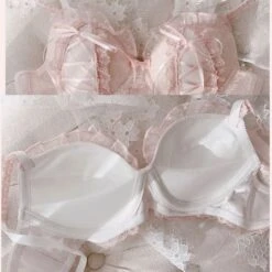 Cute Pink/White/Black Lace Bandage Lolita Lingerie Set EG16099 -EgrilDoll Fashion Outlet Store cute pinkwhiteblack lace bandage lolita lingerie set eg16099 149