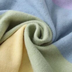 Cute Rainbow Striped Wave Cardigan Coat SP16088 -EgrilDoll Fashion Outlet Store cute rainbow striped wave cardigan coat sp16088 441