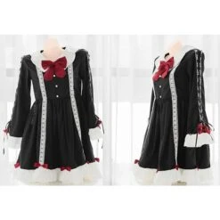 Cute Red Bows Maid Dress EE0955 -EgrilDoll Fashion Outlet Store cute red bows maid dress ee0955 474