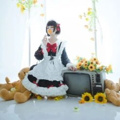 Cute Red Bows Maid Dress EE0955 -EgrilDoll Fashion Outlet Store cute red bows maid dress ee0955 905