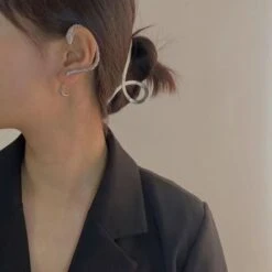 Cute Snake Snow Earrings EGL184 -EgrilDoll Fashion Outlet Store cute snake snow earrings egl184 rings 733