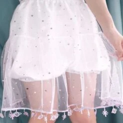 Cute Space Planets And Stars Underskirt EG17144 11 Cute Space Planets And Stars Underskirt EG17144 -EgrilDoll Fashion Outlet Store cute space planets and stars underskirt eg17144 rainbow colors 48cm skirt 423
