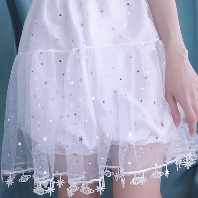 Cute Space Planets And Stars Underskirt EG17144 7 Cute Space Planets And Stars Underskirt EG17144 - Image 7