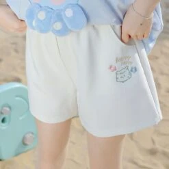 Cute Spring White Bear Shorts ON634 14 Cute Spring White Bear Shorts ON634 -EgrilDoll Fashion Outlet Store cute spring white bear shorts on634 320