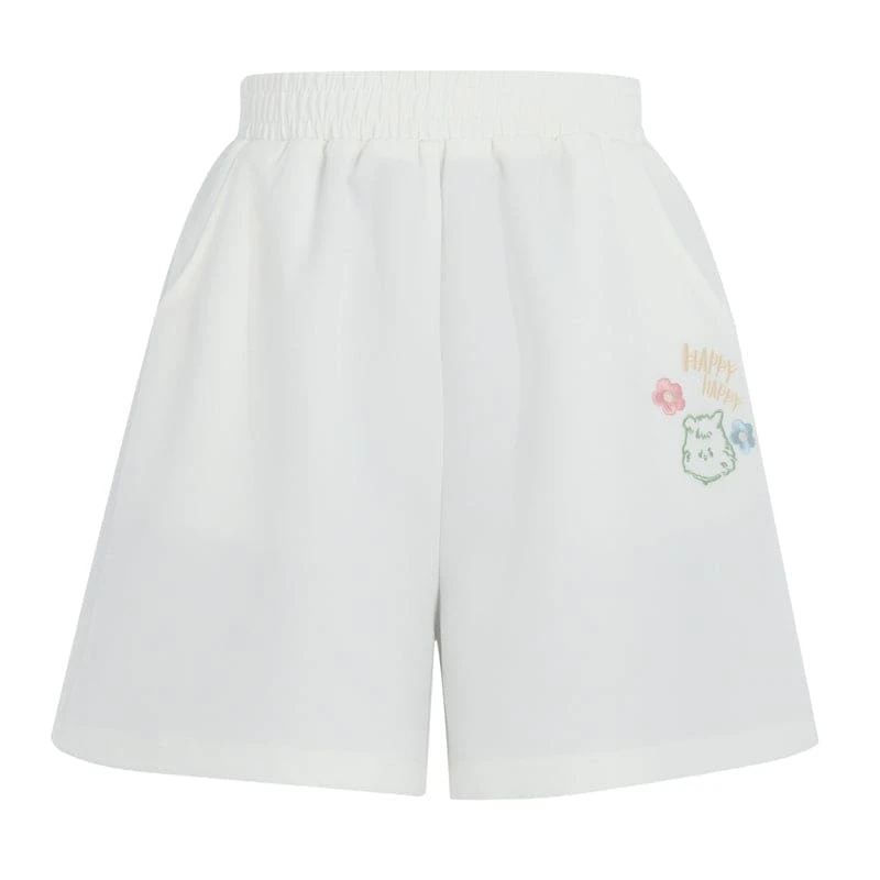 Cute Spring White Bear Shorts ON634 4 Cute Spring White Bear Shorts ON634 - Image 4