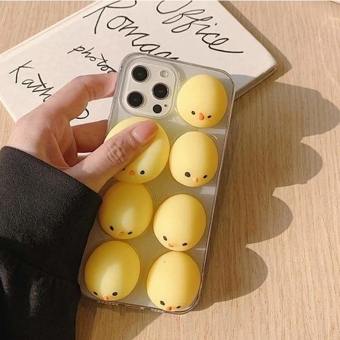 Cute Squishy Chick Phone Case For Iphone7/7plus/8/8P/X/XS/XR/XS Max/11/11 Pro/11 Pro 1 Cute Squishy Chick Phone Case For Iphone7/7plus/8/8P/X/XS/XR/XS Max/11/11 Pro/11 Pro