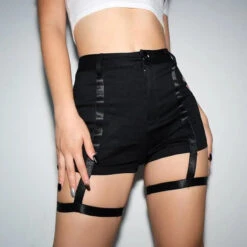 EgrilDoll Fashion Outlet Store -EgrilDoll Fashion Outlet Store cyber gothic leg harness shorts eg031 114